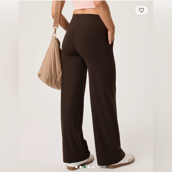 OFFLINE By Aerie Real Me XTRA High Waisted Wide Leg Leggings Deep Earth (Brown) - Picture 5 of 7